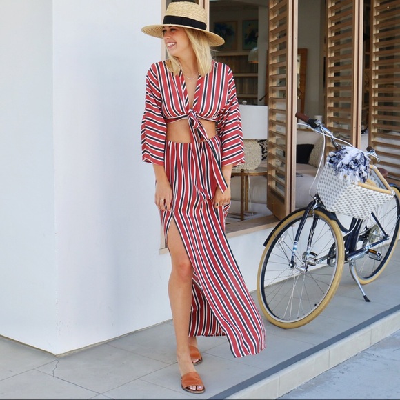striped maxi skirt - Picture 5 of 5